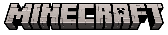 Blocky Minecraft-style wordmark used as the site logo
